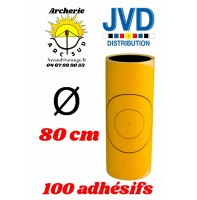 Jvd adhésif jaune blason 80 cm