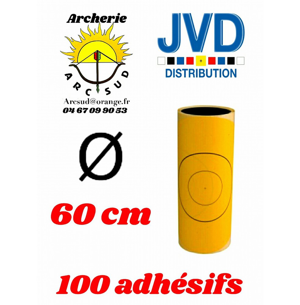 Jvd adhésif jaune blason 60 cm
