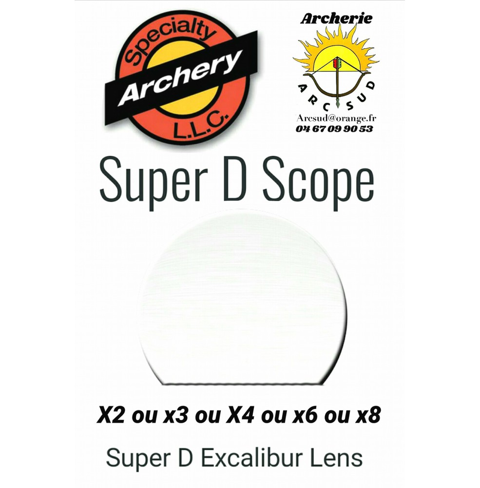 Speciaty archery verre scope super D