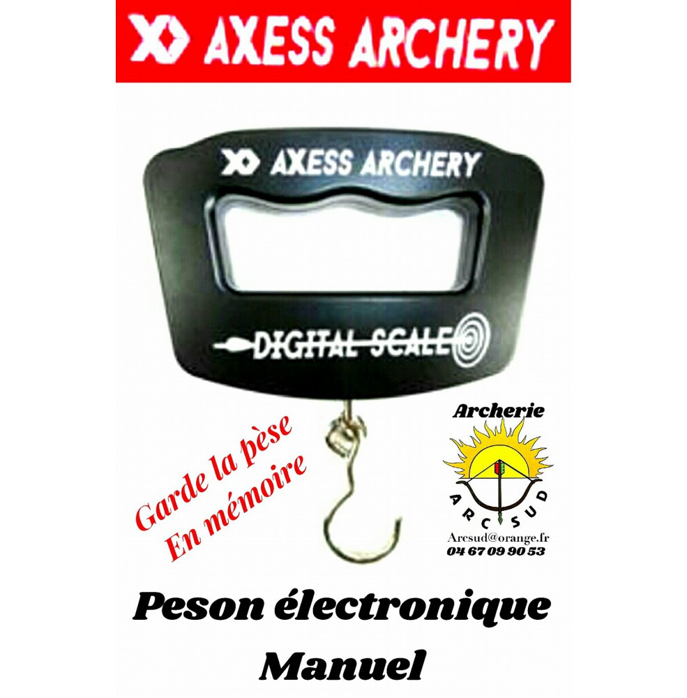 Axess archery peson électronique Manuel