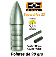 Easton pointes superdrive 23 avec masse ajustable