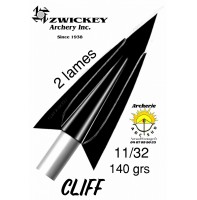 Zwickey lame fût bois cliff 2 lames  (pack de 3)