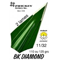 Zwickey lame fût bois bk diamond 2 lames  (pack de 6)
