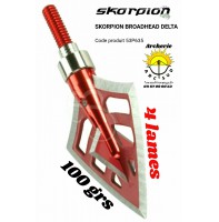 Skorpion lame delta 4 lames  (pack de 3)