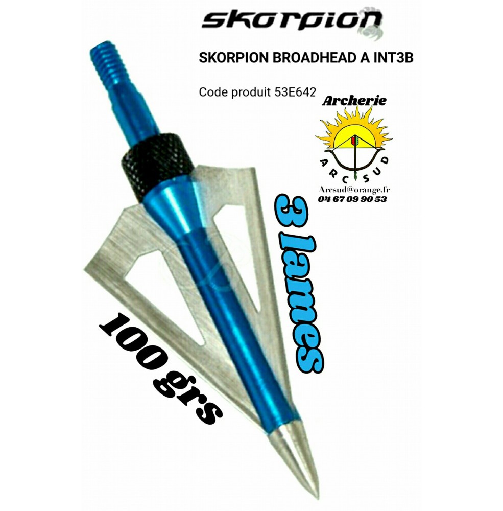 Skorpion lames A-INT3B (pack de 6)