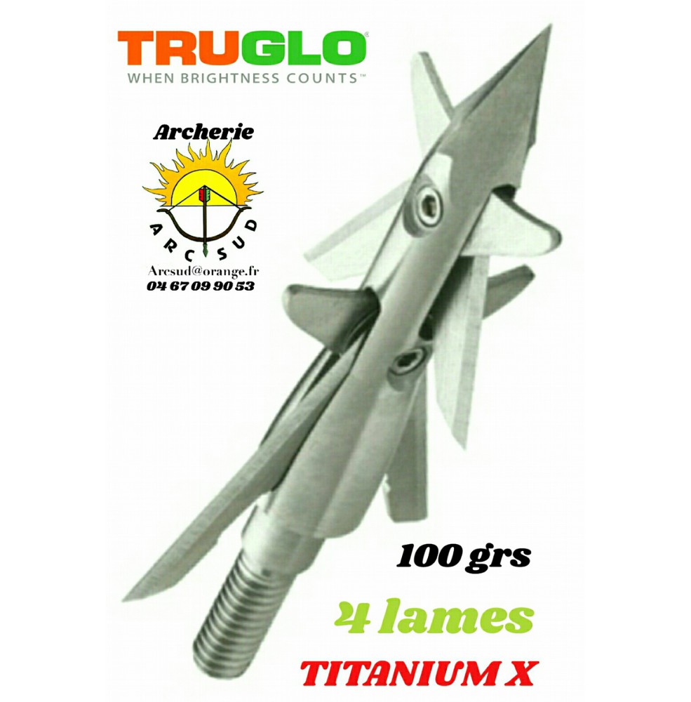 Truglo lames mécanique titanium x 4 lames (pack de 3)