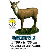 AA cible 3d Cerf alerte 533997