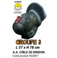 AA cible 3d Dindon 532857