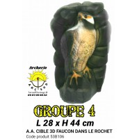 AA cible 3d Faucon dans le rocher 53B106