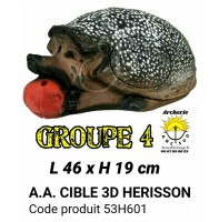 AA cible 3d Hérisson avec pomme 53H601