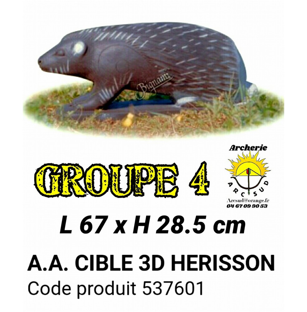 AA cible 3d Hérisson 537601