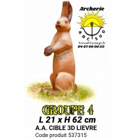 AA cible 3d lièvre 537315