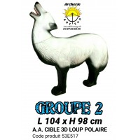 AA cible 3d Loup polaire 53E517