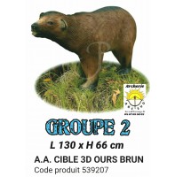 AA cible 3d Ours brun 539207