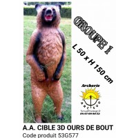 AA cible 3d Ours Debout 53G577