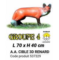 AA cible 3d Renard 537329