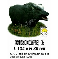 AA cible 3d Sanglier Russe 539206