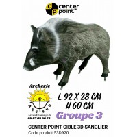 C point bête 3d Sanglier 53d920