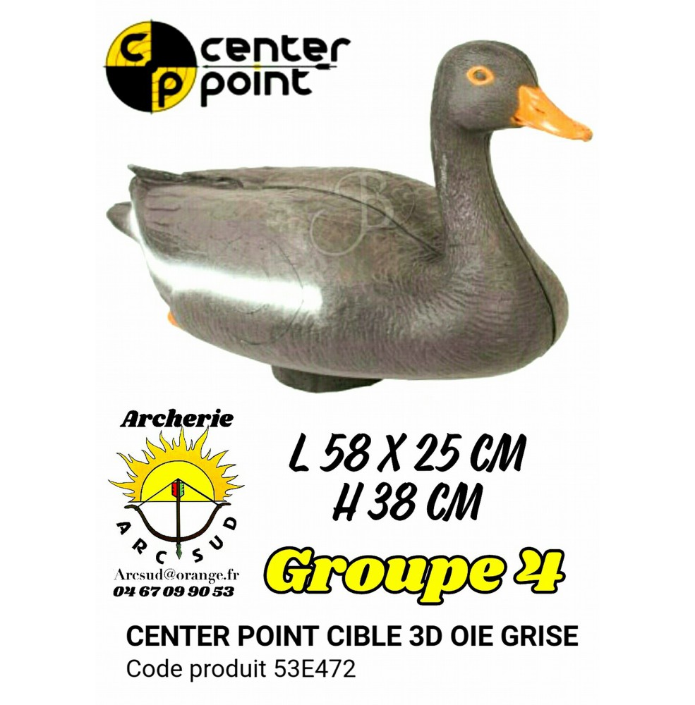 C point bête 3d Oie grise 53e472