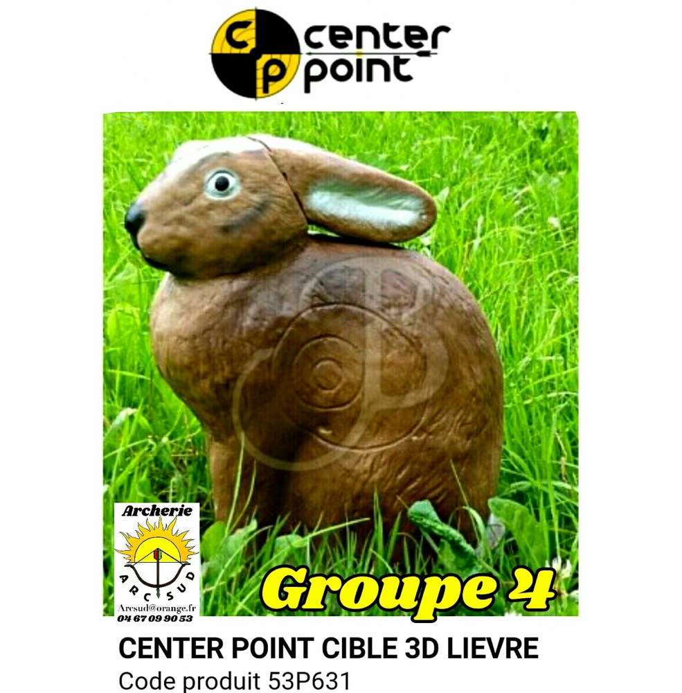 C point bête 3d lièvre 53P631