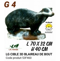 LG  bêtes 3d Blaireau debout 53F460