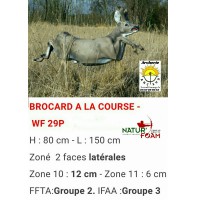 Natur foam bête 3D brocard à la course wf29p