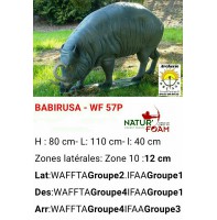 Natur foam bête 3D babirusa wf57p