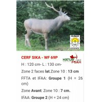 Natur foam bête 3D cerf sika wf69p