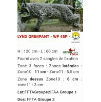 Natur foam bête 3D lynx grimpant wf45p
