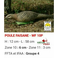 Natur foam bête 3D poule faisane wf10p