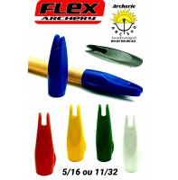 flex archery encoches couvrantes fût bois