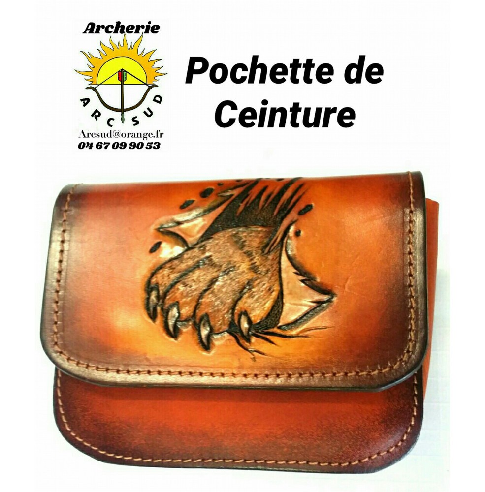 Pochette de ceinture patte d'ours