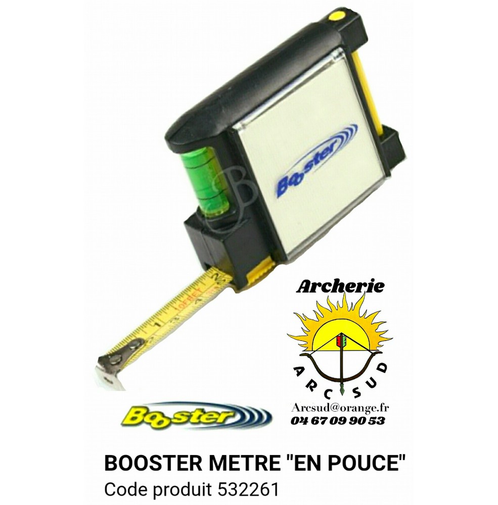 booster mètres en pouces