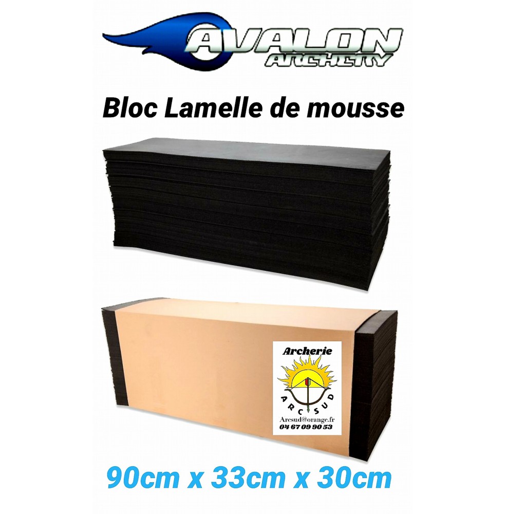 Avalon bloc lamelle de mousse