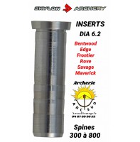 Skylon archery inserts dia 6.2  (par 12)