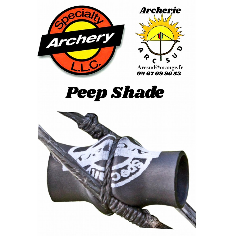 Spécialty archery peep shade