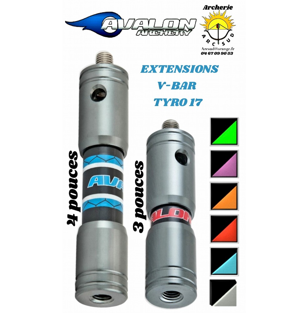 Avalon extension vbar tyro 17 mm