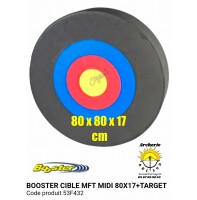 Booster cible mft midi  80 x 17 cm avec cible mousse 53f432