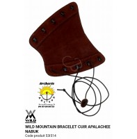 Wild mountain protège bras cuir apalachee nabuk