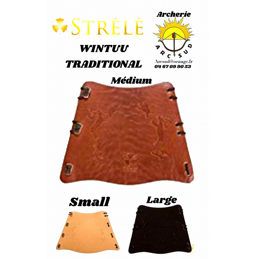 Strele protège bras cuir wintuu traditional