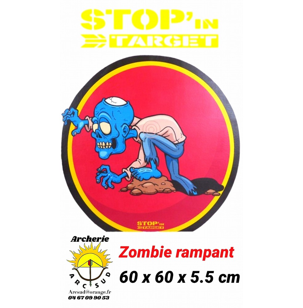 stop in target Cible 2D zombie rampant