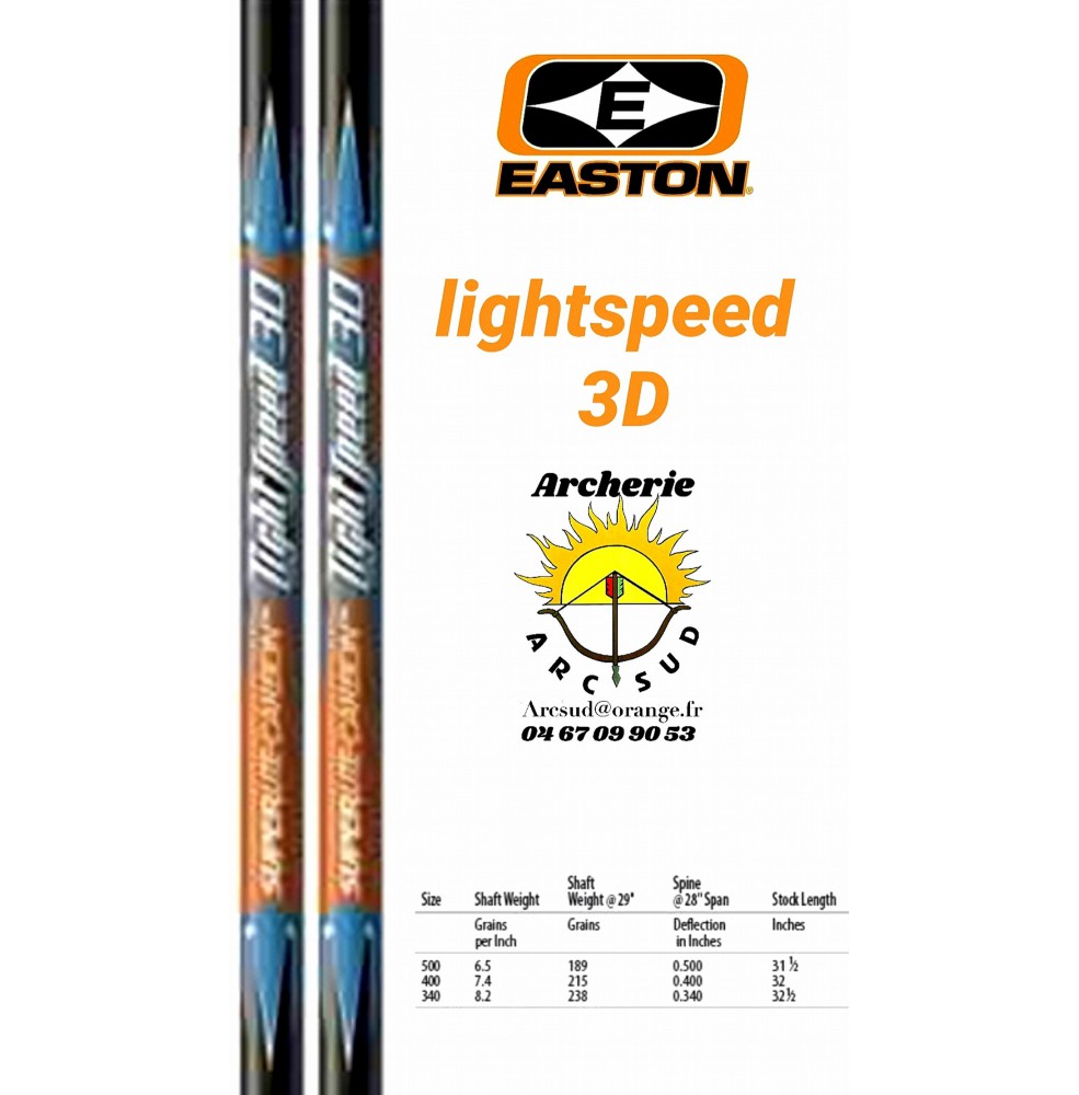 Easton tube carbon LightSpeed 3D