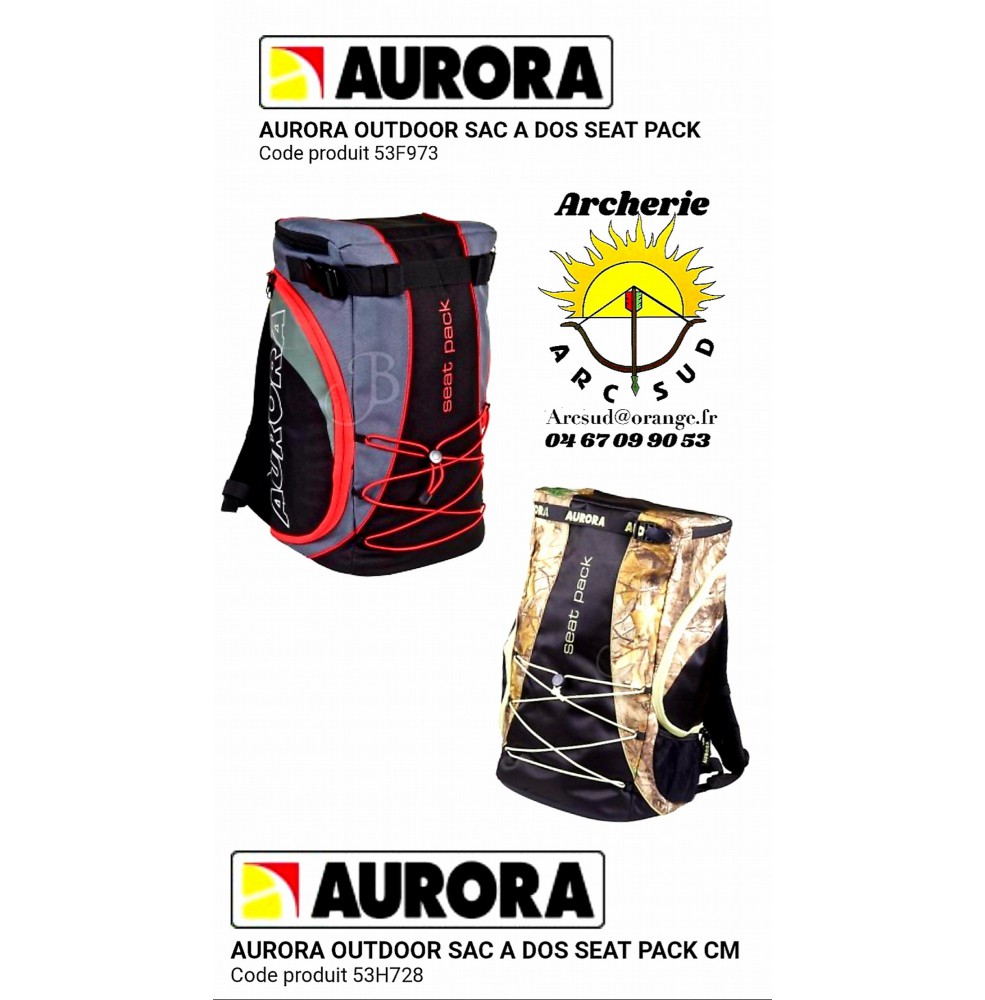 Aurora sac à dos siège Seat pack