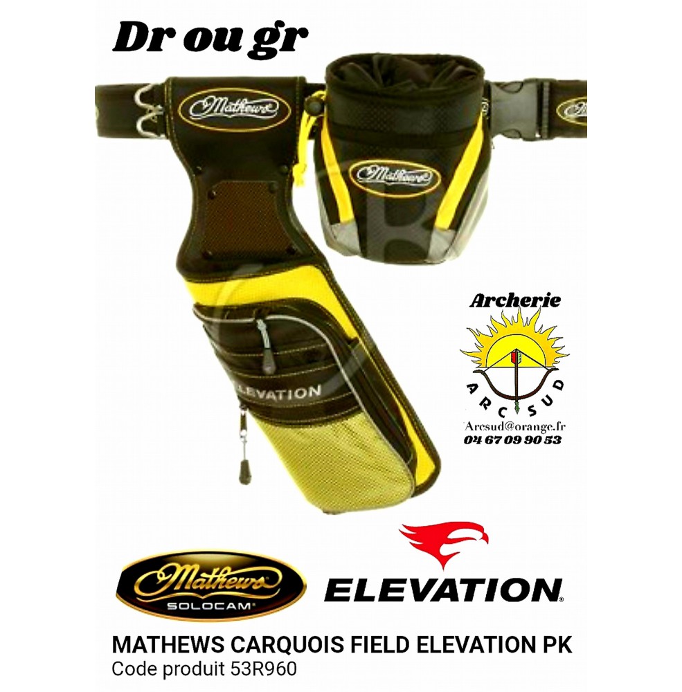 Élévation carquois mathews field avec ceinture et pochette 53r960