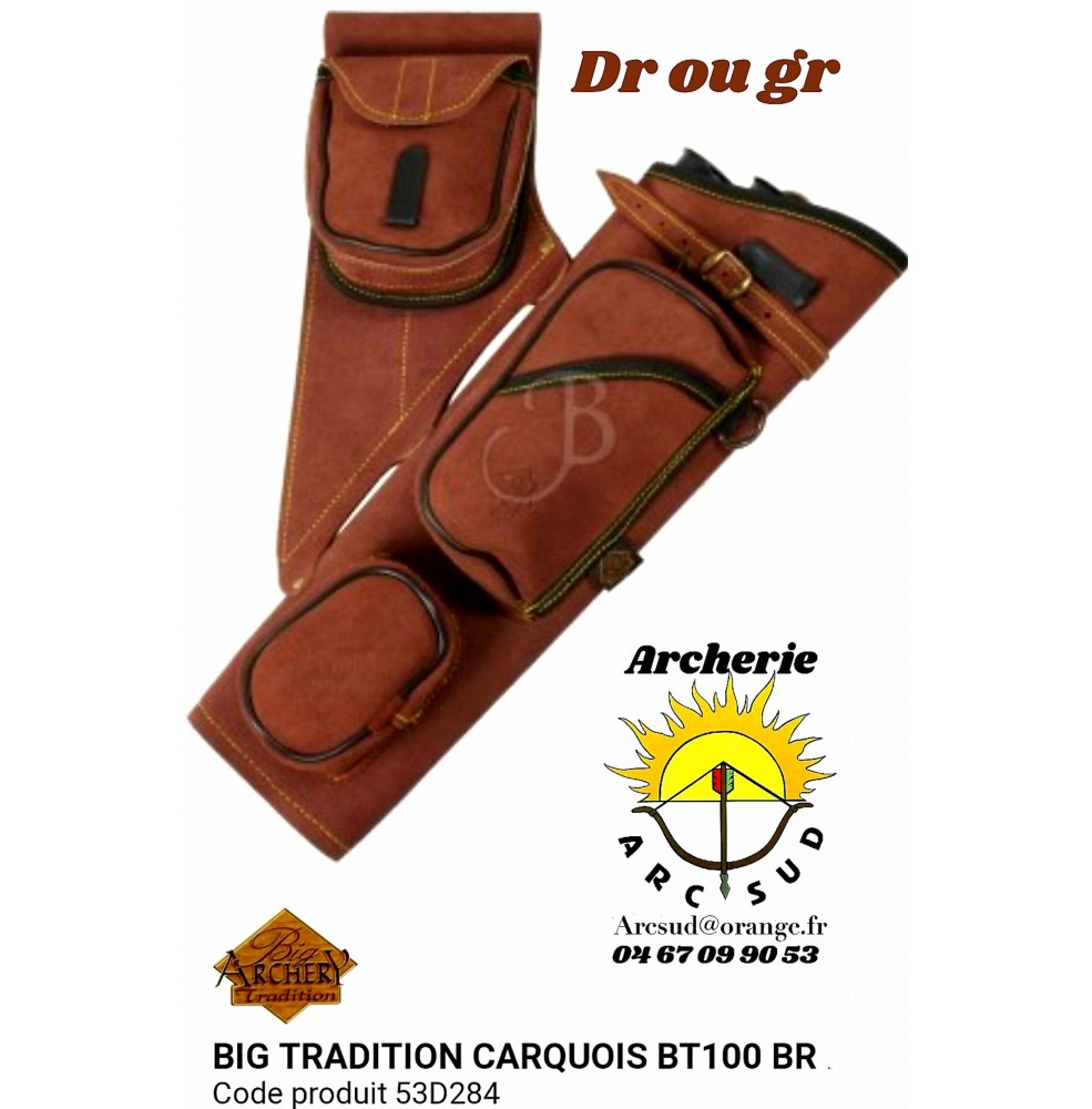 Big tradition carquois bt 100 marron 53d284