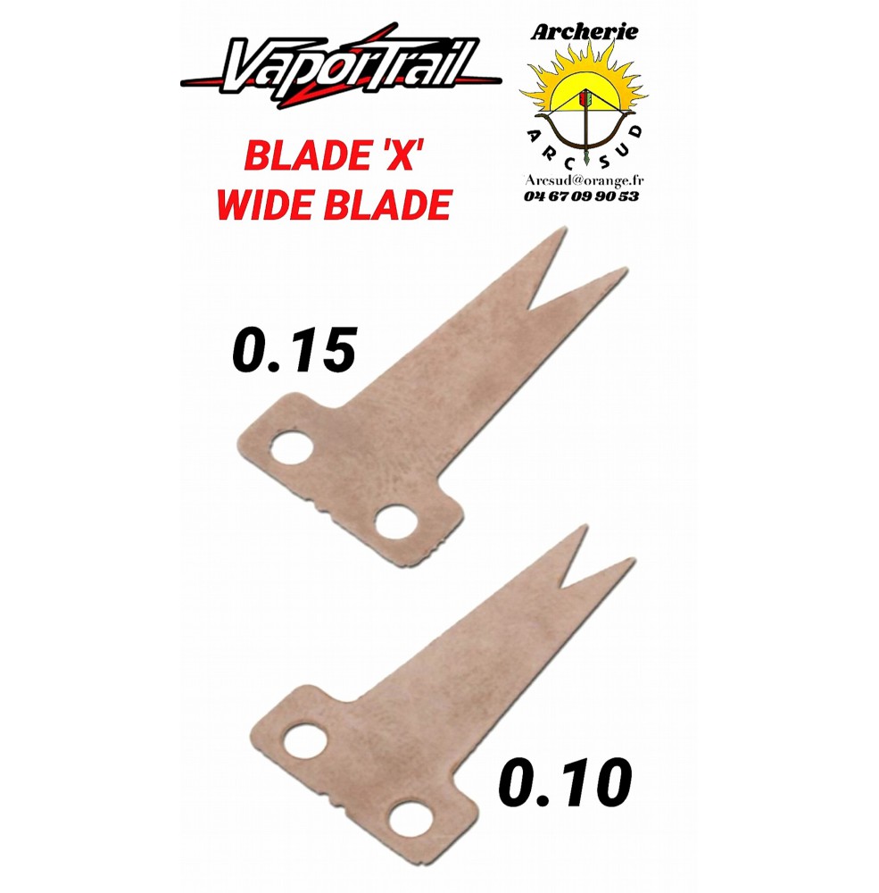 Vaportrail lame repose flèches x wide blade