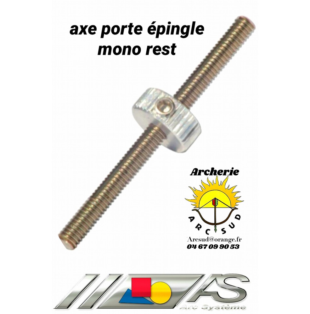 Arc système axe porte épingle repose flèches mono rest 