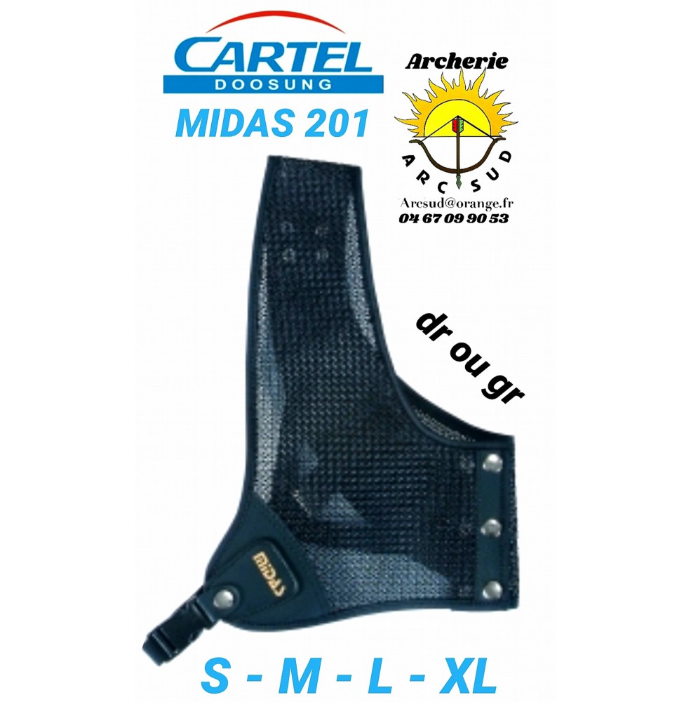 Cartel plastron midas 201