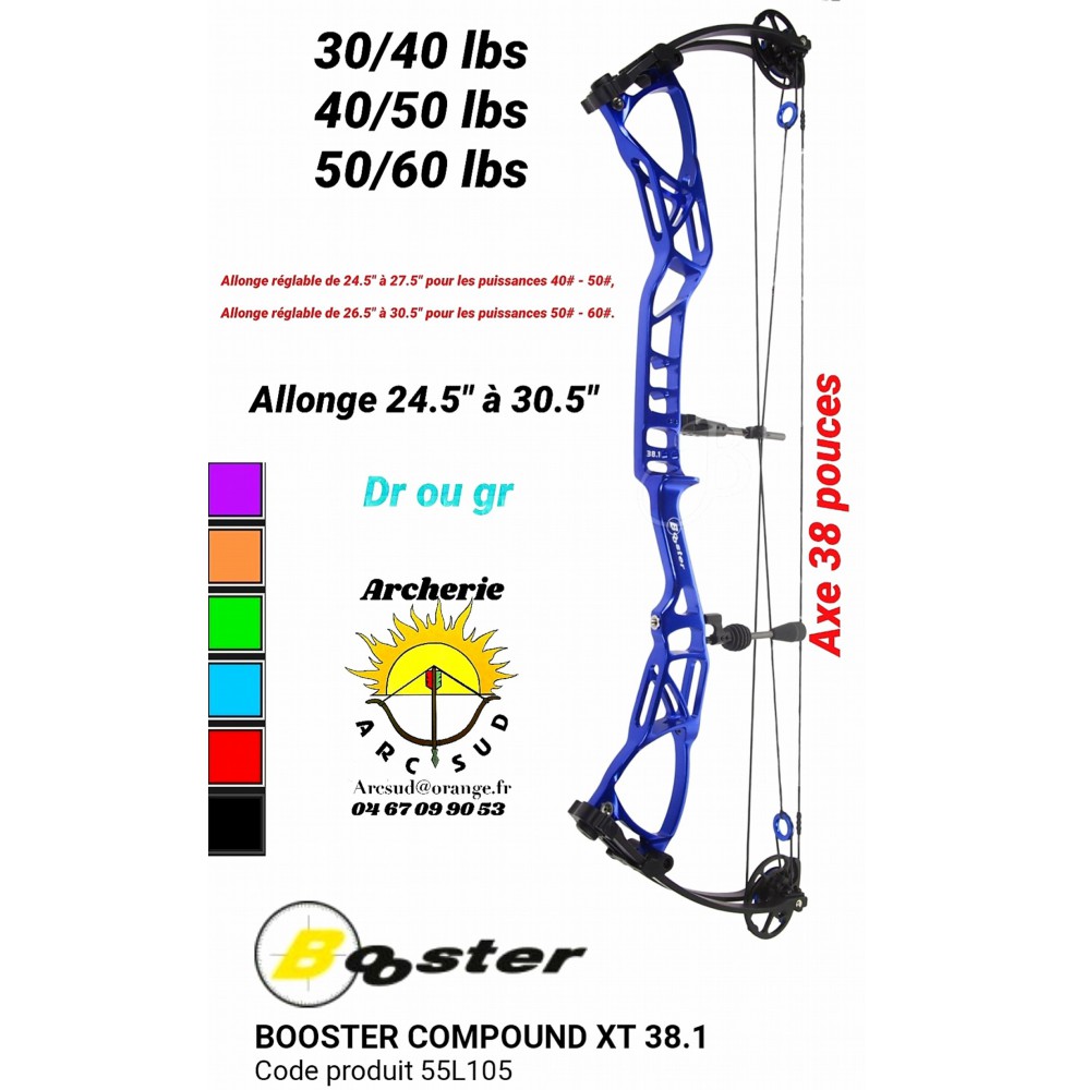 Booster arc à poulie xt 38.1   ref 55L105