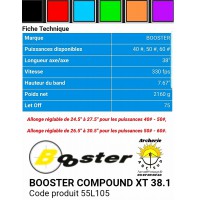 Booster arc à poulie xt 38.1   ref 55L105